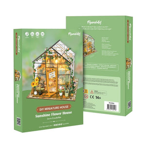 Miniatuurhuisje Zonnig Kasje