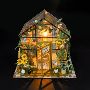 Miniatuurhuisje Zonnig Kasje