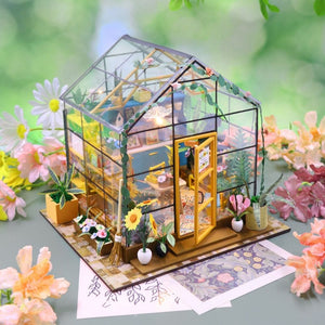 Miniatuurhuisje Zonnig Kasje