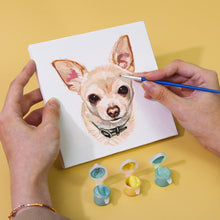 Afbeelding in Gallery-weergave laden, Mini Schilderen op Nummer 15x15cm (6 stuks) - Schattige Honden