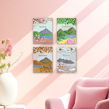 Afbeelding in Gallery-weergave laden, Mini Schilderen op Nummer 15x20cm (4 stuks) - Artistiek Kit Lente Zomer Herfst Winter