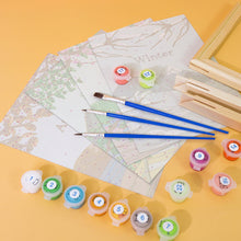 Afbeelding in Gallery-weergave laden, Mini Schilderen op Nummer 15x20cm (4 stuks) - Artistiek Kit Lente Zomer Herfst Winter