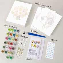 Afbeelding in Gallery-weergave laden, Mini Schilderen op Nummer 15x20cm (6 stuks) - Bloemenreis