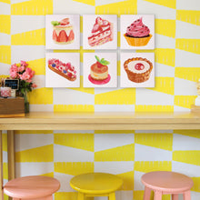 Afbeelding in Gallery-weergave laden, Mini Schilderen op Nummer 15x15cm (6 stuks) - Serie Zoete Desserts 1
