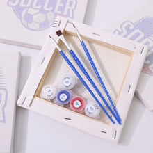Afbeelding in Gallery-weergave laden, Mini Schilderen op Nummer 15x15cm (4 stuks) - Voetbalbeker