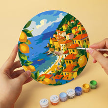 Afbeelding in Gallery-weergave laden, Mini Serie Schilderen op Nummer - Schijven Ø20cm (6 stuks) - Dolce Vita-uitstapje