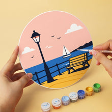 Afbeelding in Gallery-weergave laden, Mini Serie Schilderen op Nummer - Schijven Ø20cm (6 stuks) - Plekken om te ontdekken