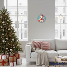 Afbeelding in Gallery-weergave laden, Schilderen op Nummer op Houten Schijf - Kerstpuppy