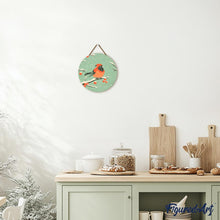 Afbeelding in Gallery-weergave laden, Schilderen op Nummer op Houten Schijf - Winter roodborstje