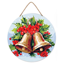 Afbeelding in Gallery-weergave laden, Schilderen op Nummer op Houten Schijf - Kerstklokken