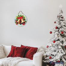 Afbeelding in Gallery-weergave laden, Schilderen op Nummer op Houten Schijf - Kerstklokken