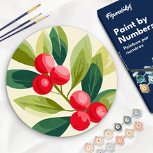 Afbeelding in Gallery-weergave laden, Schilderen op Nummer op Houten Schijf - Veenbessen