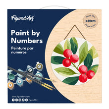 Afbeelding in Gallery-weergave laden, Schilderen op Nummer op Houten Schijf - Veenbessen