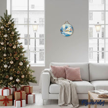 Afbeelding in Gallery-weergave laden, Schilderen op Nummer op Houten Schijf - Winterhuisje