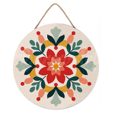 Afbeelding in Gallery-weergave laden, Schilderen op Nummer op Houten Schijf - Wintermandala