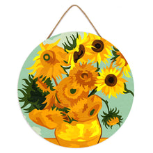 Afbeelding in Gallery-weergave laden, Schilderen op Nummer - Schilderen op Nummer op Houten Schijf - Van Gogh - Zonnebloemen