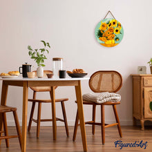 Afbeelding in Gallery-weergave laden, Schilderen op Nummer - Schilderen op Nummer op Houten Schijf - Van Gogh - Zonnebloemen