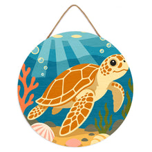 Afbeelding in Gallery-weergave laden, Schilderen op Nummer - Schilderen op Nummer op Houten Schijf - Schildpad