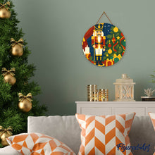 Afbeelding in Gallery-weergave laden, Schilderen op Nummer - Schilderen op Nummer op Houten Schijf - Kerstnotenkraker