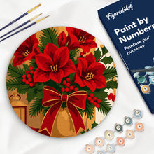 Afbeelding in Gallery-weergave laden, Schilderen op Nummer - Schilderen op Nummer op Houten Schijf - Kerststerren