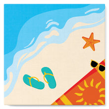 Afbeelding in Gallery-weergave laden, Mini Schilderen op Nummer met Frame - Naar het strand
