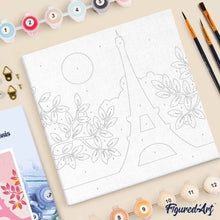 Afbeelding in Gallery-weergave laden, Mini Schilderen op Nummer met Frame - Parijs in de zon