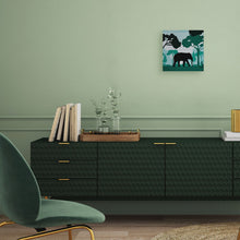 Afbeelding in Gallery-weergave laden, Mini Schilderen op Nummer met Frame - Olifant in het groene woud