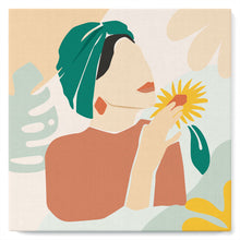 Afbeelding in Gallery-weergave laden, Mini Schilderen op Nummer met Frame - Vrouw met groene tulband