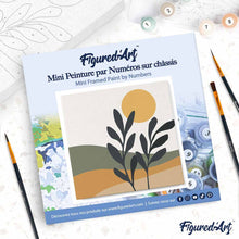 Afbeelding in Gallery-weergave laden, Mini Schilderen op Nummer met Frame - Landschap en planten