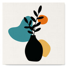Afbeelding in Gallery-weergave laden, Mini Schilderen op Nummer met Frame - Plant en blauwe vaas