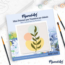 Afbeelding in Gallery-weergave laden, Mini Schilderen op Nummer met Frame - Plant