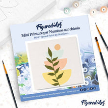 Afbeelding in Gallery-weergave laden, Mini Schilderen op Nummer met Frame - Plant 2