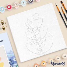 Afbeelding in Gallery-weergave laden, Mini Schilderen op Nummer met Frame - Plant 2