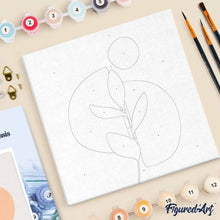 Afbeelding in Gallery-weergave laden, Mini Schilderen op Nummer met Frame - Plant 3