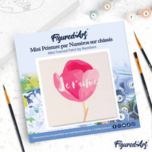 Afbeelding in Gallery-weergave laden, Mini Schilderen op Nummer met Frame - Ik houd van je