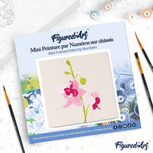 Afbeelding in Gallery-weergave laden, Mini Schilderen op Nummer met Frame - Orchidee