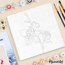 Afbeelding in Gallery-weergave laden, Mini Schilderen op Nummer met Frame - Orchidee