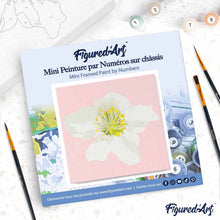 Afbeelding in Gallery-weergave laden, Mini Schilderen op Nummer met Frame - Rozebottelbloem