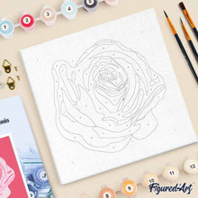 Afbeelding in Gallery-weergave laden, Mini Schilderen op Nummer met Frame - Koraal van Roos 2