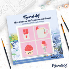 Afbeelding in Gallery-weergave laden, Mini Schilderen op Nummer met Frame - Delicatessen