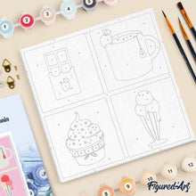 Afbeelding in Gallery-weergave laden, Mini Schilderen op Nummer met Frame - Delicatessen