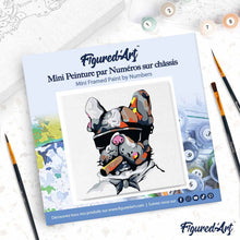 Afbeelding in Gallery-weergave laden, Mini Schilderen op Nummer met Frame - Sigarenhond