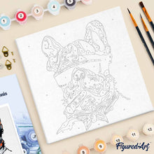 Afbeelding in Gallery-weergave laden, Mini Schilderen op Nummer met Frame - Sigarenhond