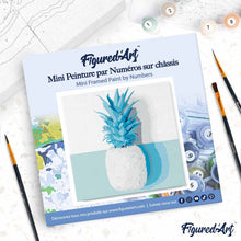 Afbeelding in Gallery-weergave laden, Mini Schilderen op Nummer met Frame - Ananas