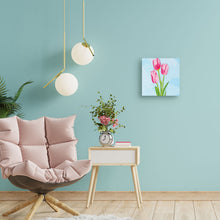 Afbeelding in Gallery-weergave laden, Mini Schilderen op Nummer met Frame - Tulpen en blauwe hemel