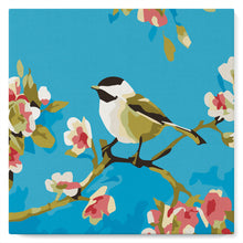 Afbeelding in Gallery-weergave laden, Mini Schilderen op Nummer met Frame - Vogel op tak