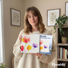 Afbeelding in Gallery-weergave laden, Mini Schilderen op Nummer met Frame - Kleurrijke bloemen