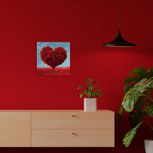 Afbeelding in Gallery-weergave laden, Mini Schilderen op Nummer met Frame - Rode hartenboom