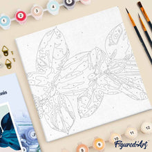 Afbeelding in Gallery-weergave laden, Mini Schilderen op Nummer met Frame - Gebladerte