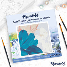 Afbeelding in Gallery-weergave laden, Mini Schilderen op Nummer met Frame - Rubberplant bladeren